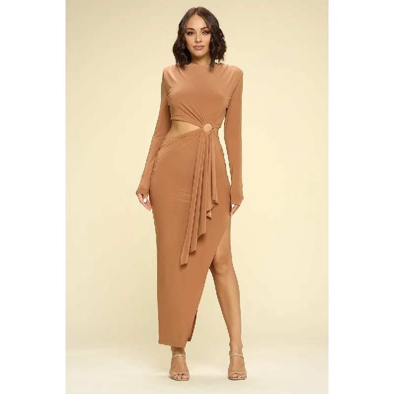 Bodycon Cut Out Midi Dress