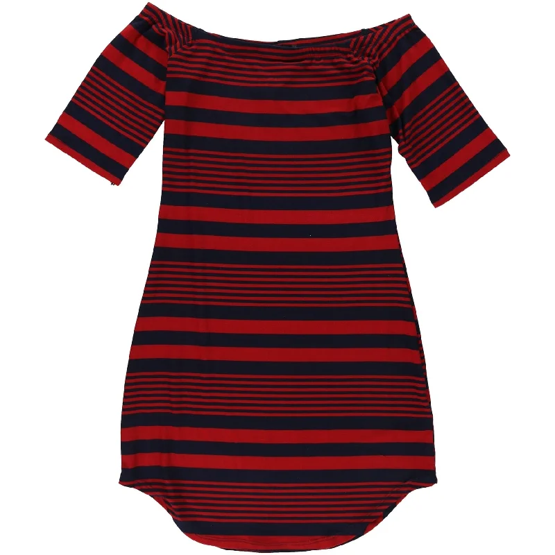 Derek Heart Womens Striped Bodycon Dress