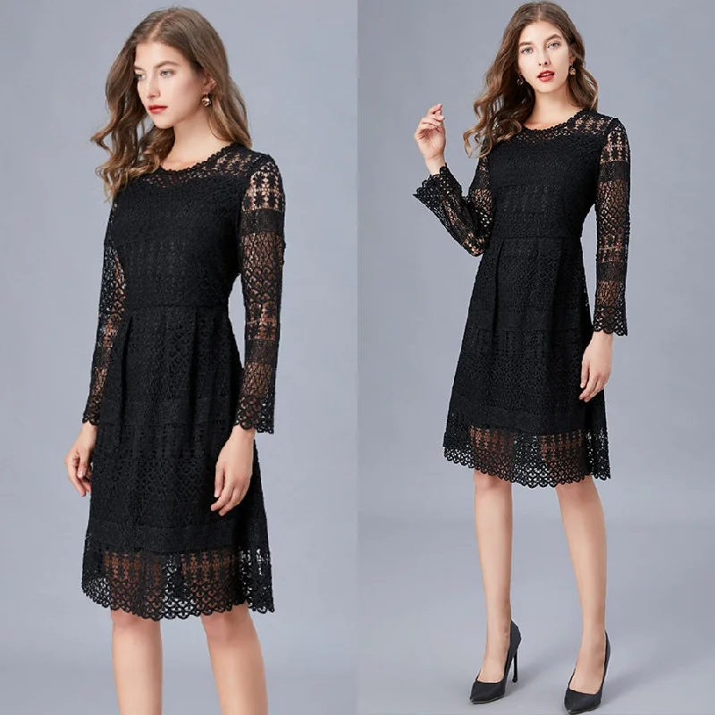 Plus Size Sweetheart A Line Lace Dress