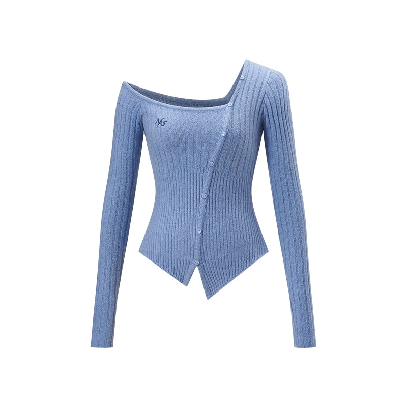 Iris Blue Knit Sweater