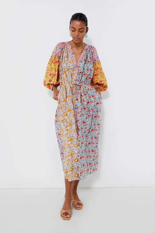 Multi Delilah Midi Dress