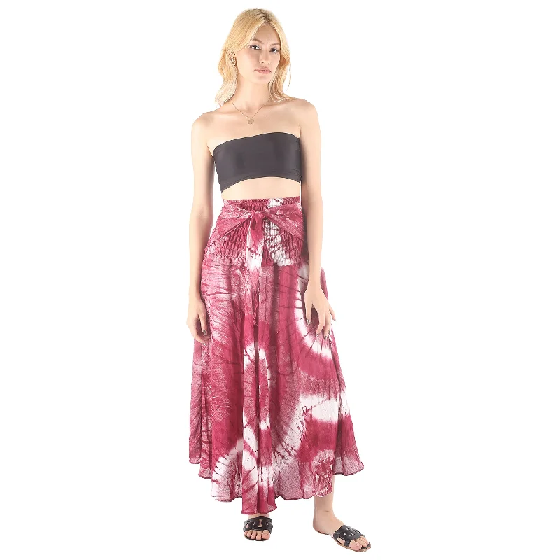 Tie Dye Women's Bohemian Skirt in Red SK0033 020244 03