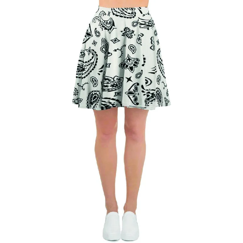 White Bandana Women's Skirt