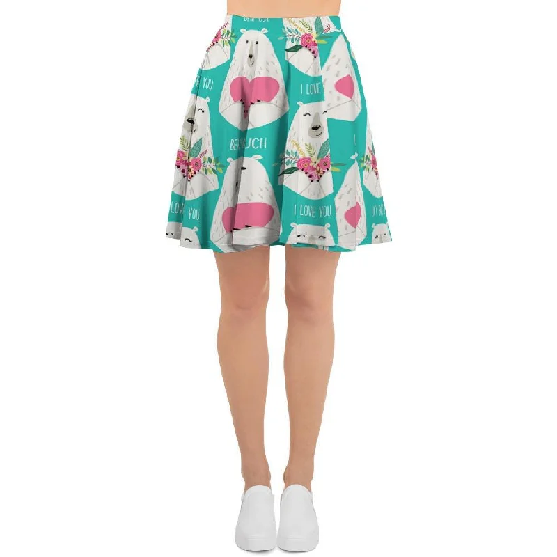 White Mama Bear Women's Skirt