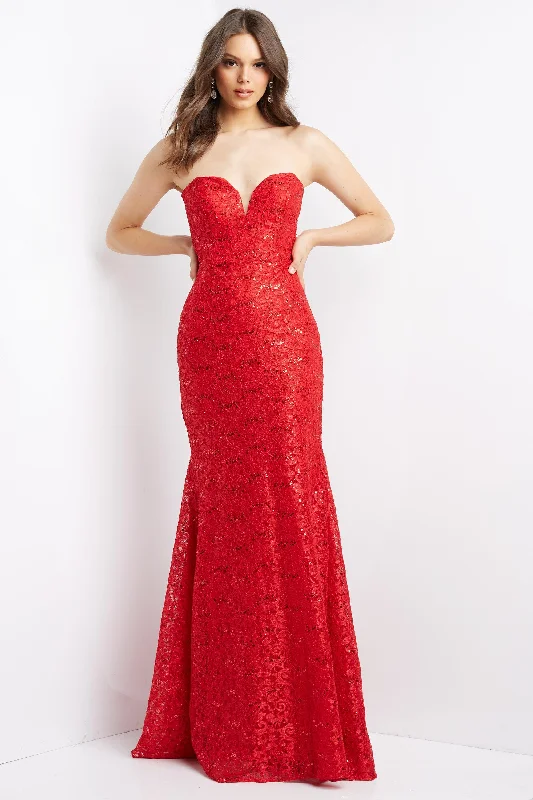 Jovani 08511 Strapless Long Prom Dress