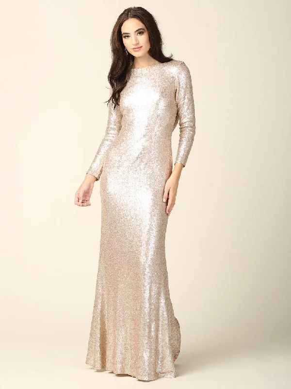 Long Sleeve Formal Evening Prom Dress Sale