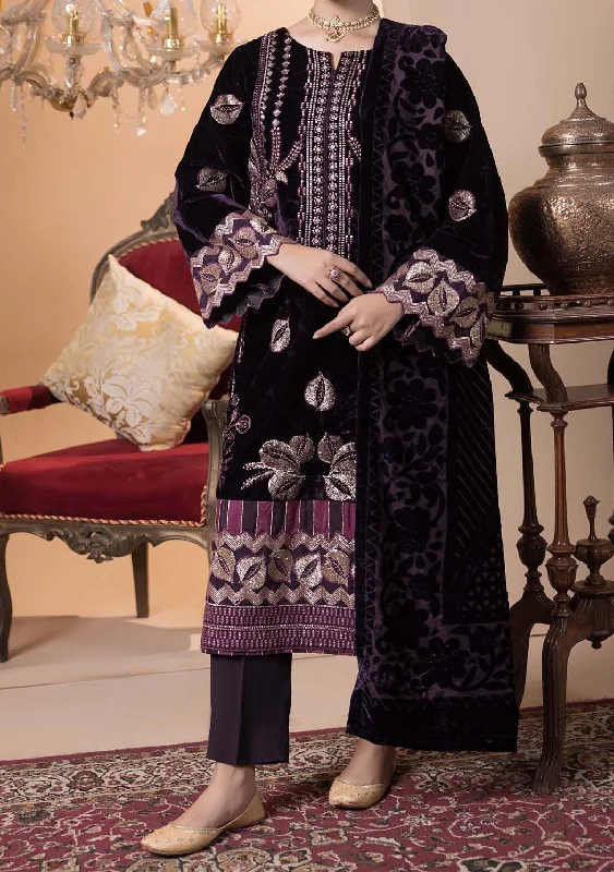 Adan's Libas Plachi Pakistani Velvet Dress