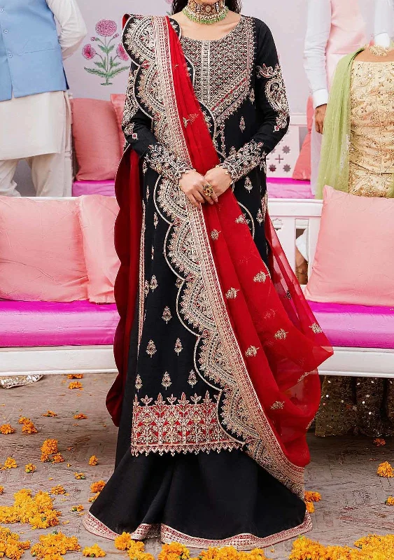 Akbar Aslam Nazmin Pakistani Luxury Raw Silk Dress