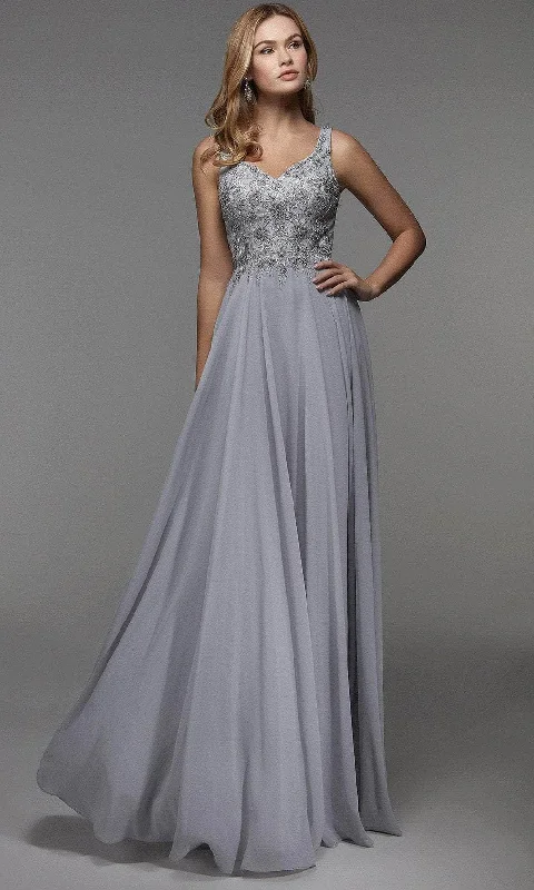 Alyce Paris - V-Neck Gown 27473