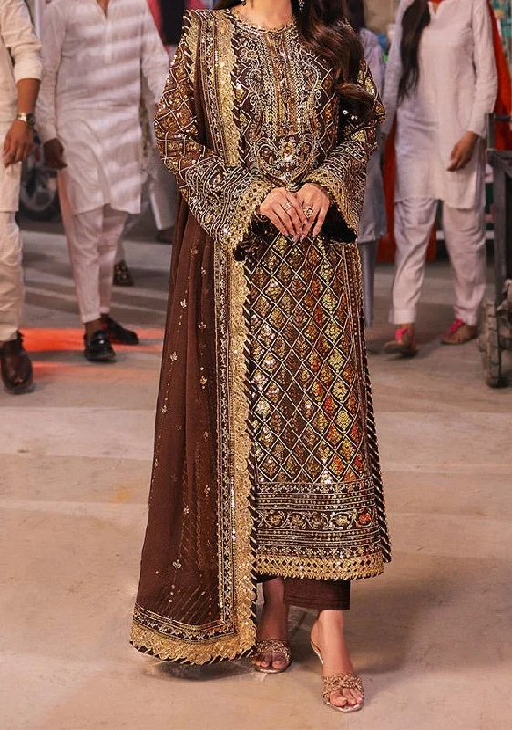 Asim Jofa Chamkeeli Pakistani Embroidered Chiffon Dress