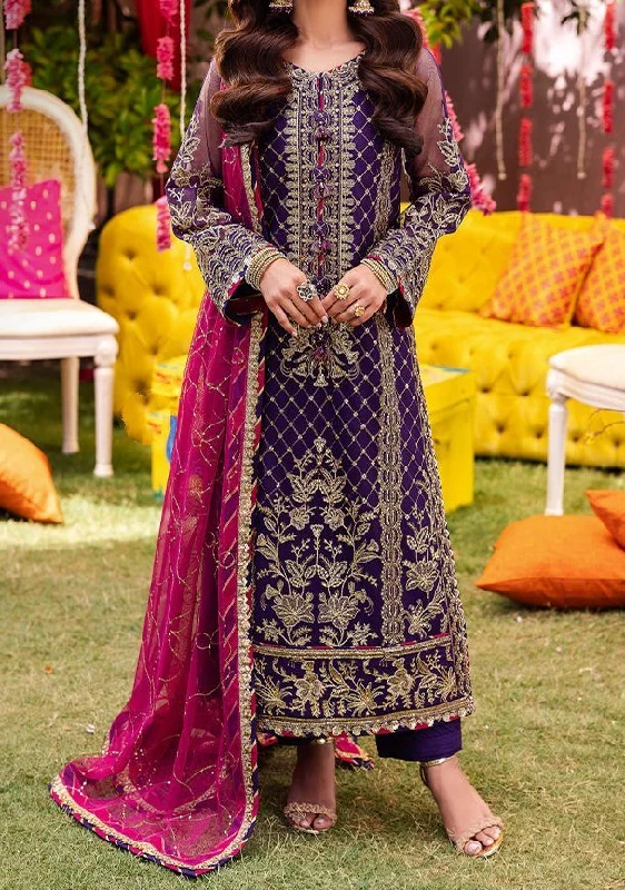 Asim Jofa Jag Mag Pakistani Net Dress Color block unclassified dresses