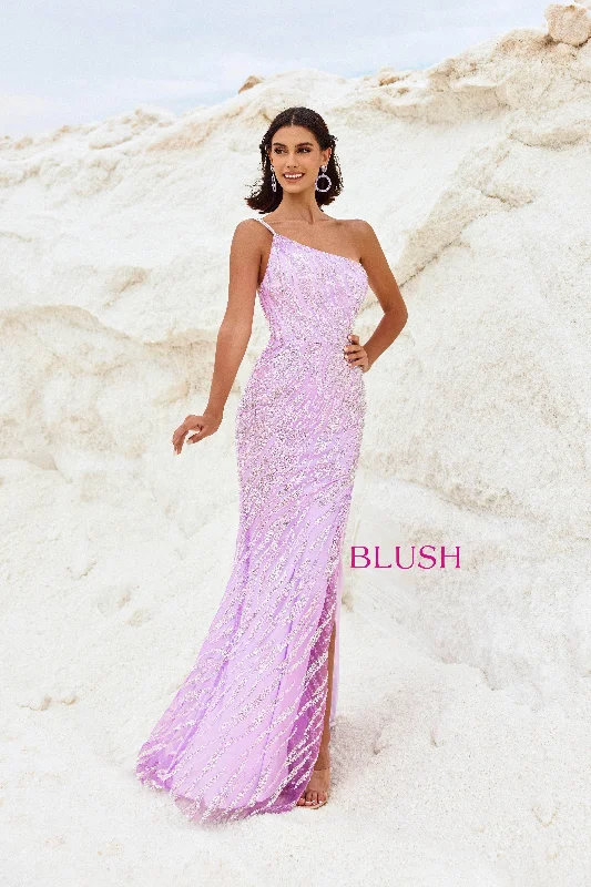 Blush by Alexia Designs 12121 - Dual Strap Embellished Prom Gown