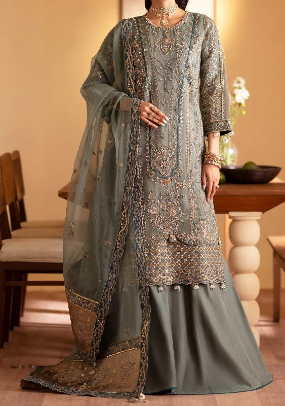 Emaan Adeel Roheen Pakistani Organza Dress