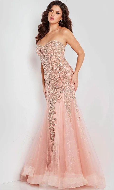 Jovani 37412 - Bejeweled Corset Evening Dress