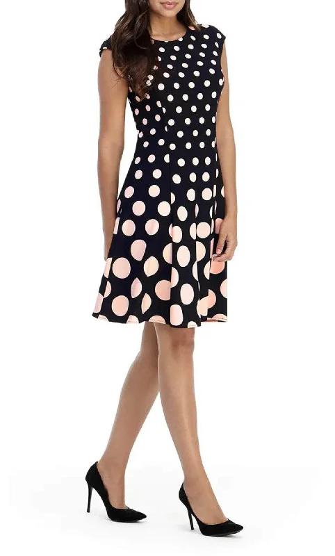 London Times T3791M - Polka Dot Dress