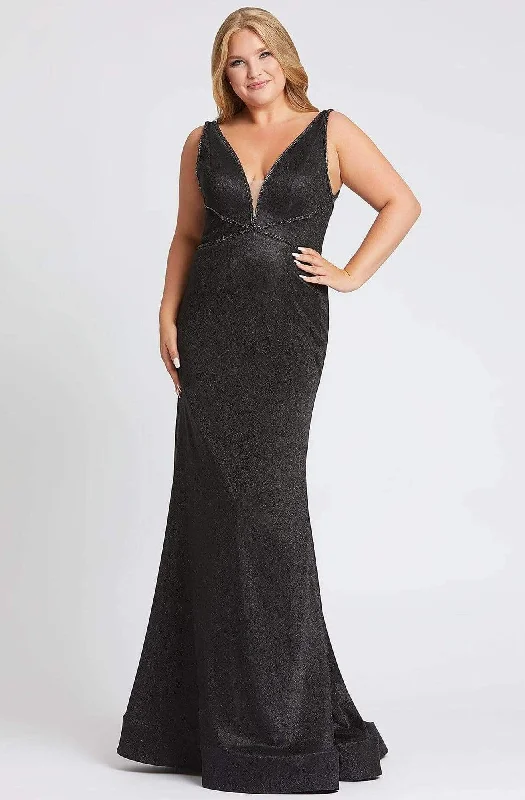 Mac Duggal 48895F Deep V-Neck Dress