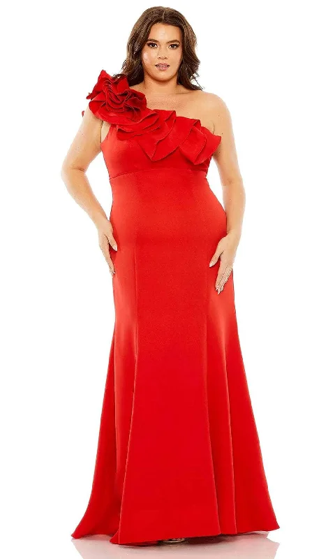 Mac Duggal 49707 - Ruffle Sheath Evening Dress