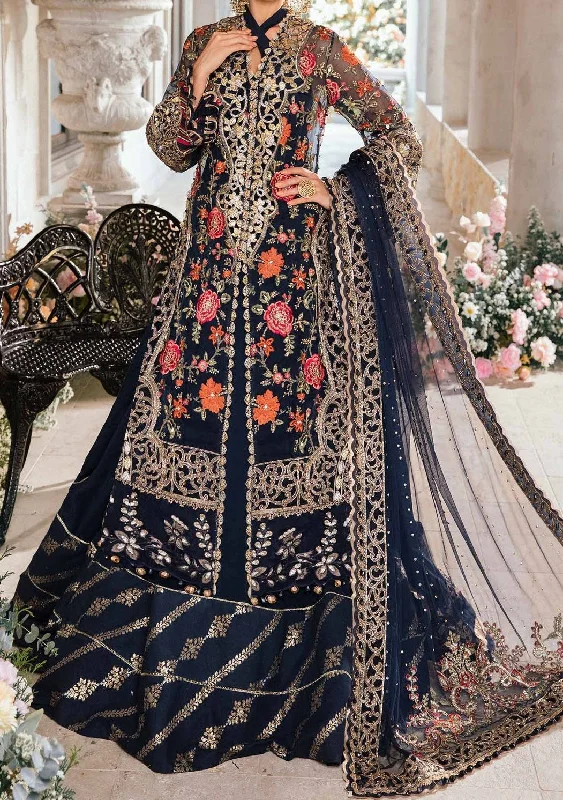 Maria.B Mbroidered Pakistani Luxury Organza Lehenga Suit