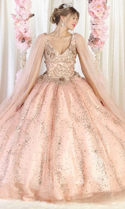 May Queen LK205 - Glitter Ballgown