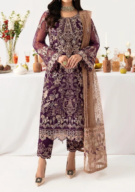 Ramsha Minhal Pakistani Luxury Organza Dress