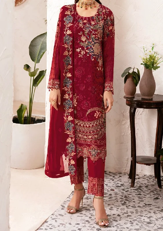 Ramsha Rangoon Pakistani Luxury Chiffon Dress