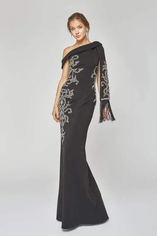 Terani Couture 1921E0169 - One Shoulder Beaded Gown