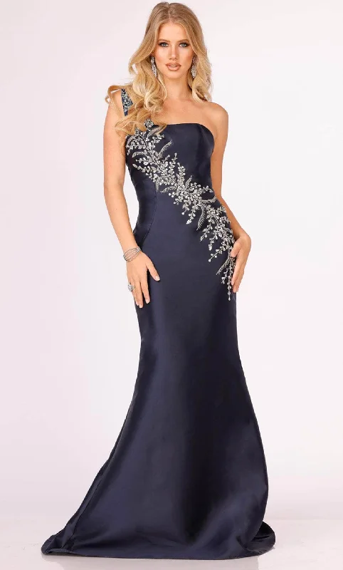 Terani Couture 231P0176 - One Shoulder Evening Gown