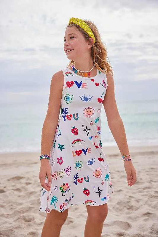 Be You Doodle Tank Dress