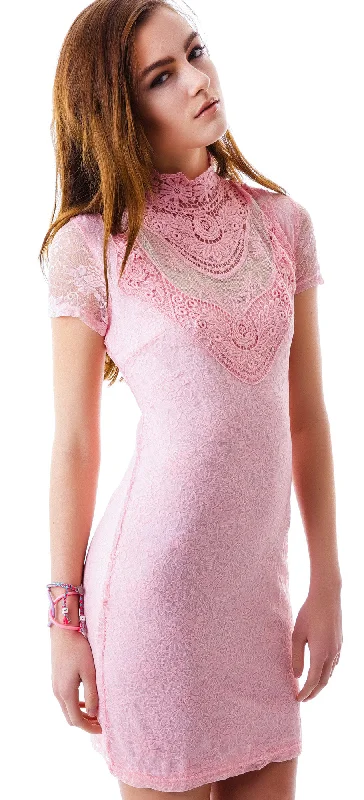 Pretty in Peony Lace Dress