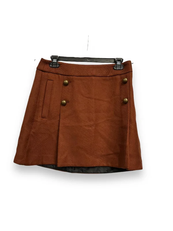 Skirt Mini & Short By Express In Brown, Size: M