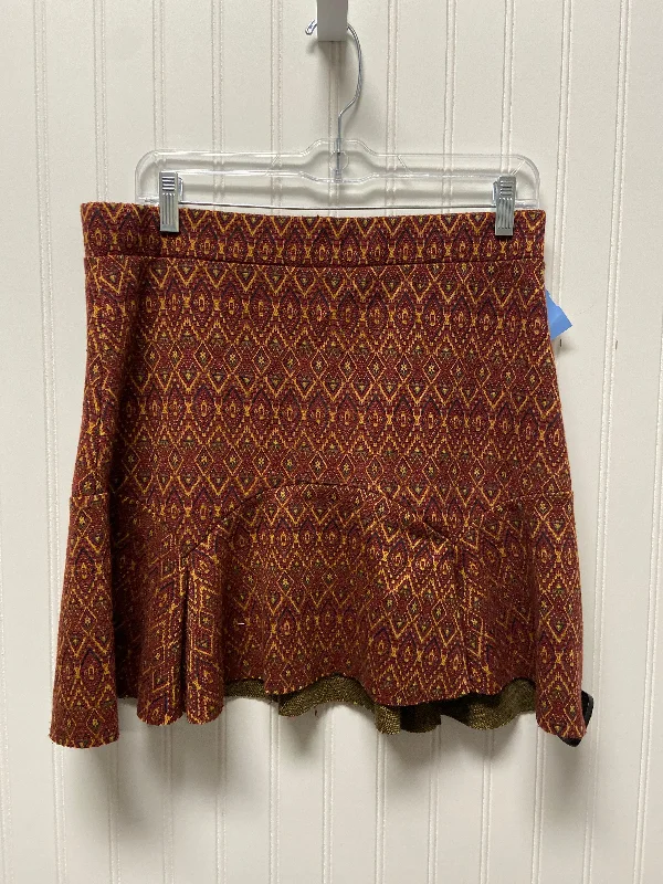 Skirt Mini & Short By Free People In Maroon, Size: 10