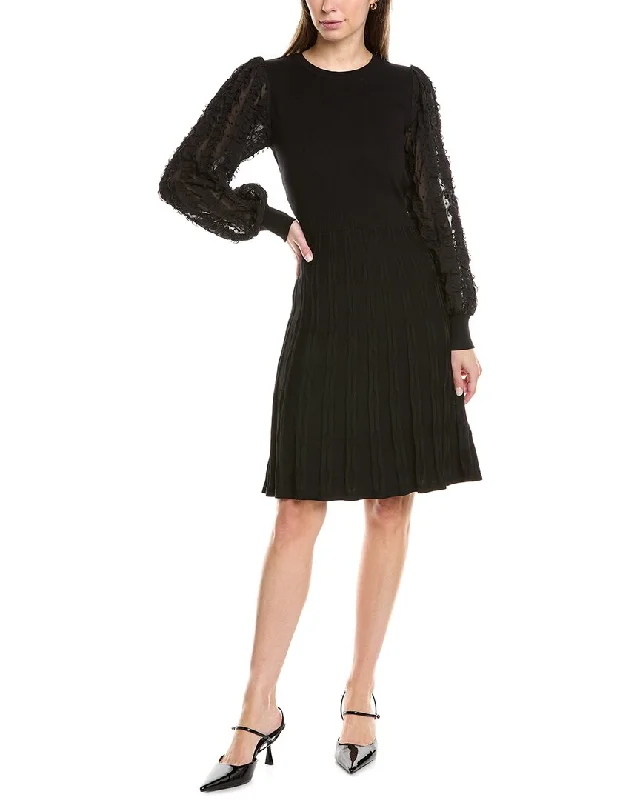 Nanette Nanette Lepore Chiffon Sleeve Sweaterdress