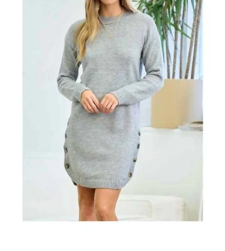 Sweater Dress in Grey