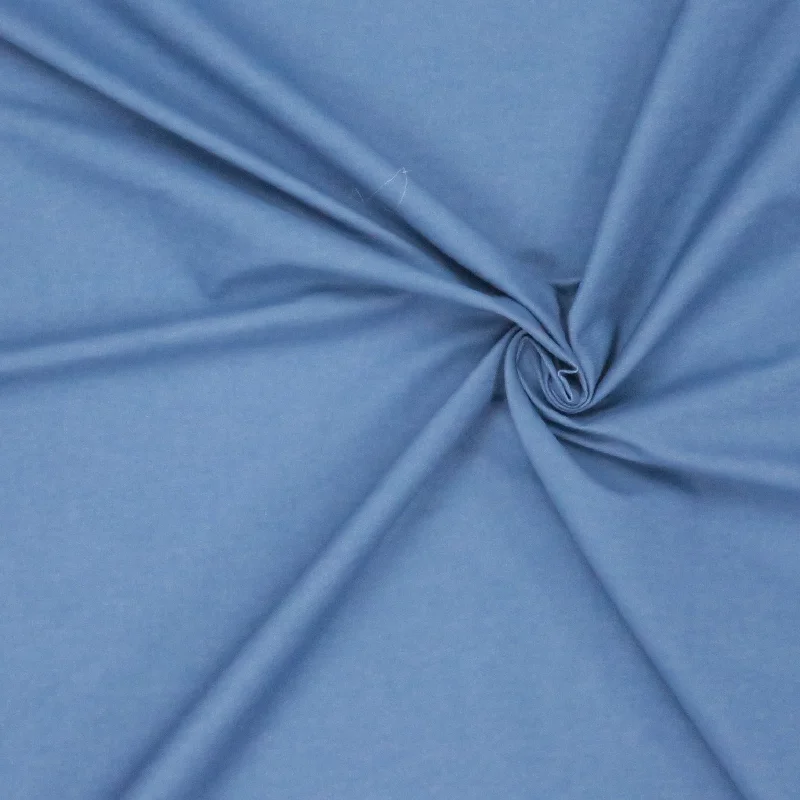 Cobalt Blue 100% Fine Italian Cotton Denim Fabric