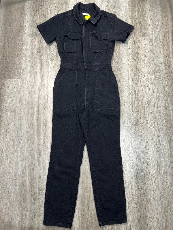 Jumpsuit By Good American In Black Denim, Size: S