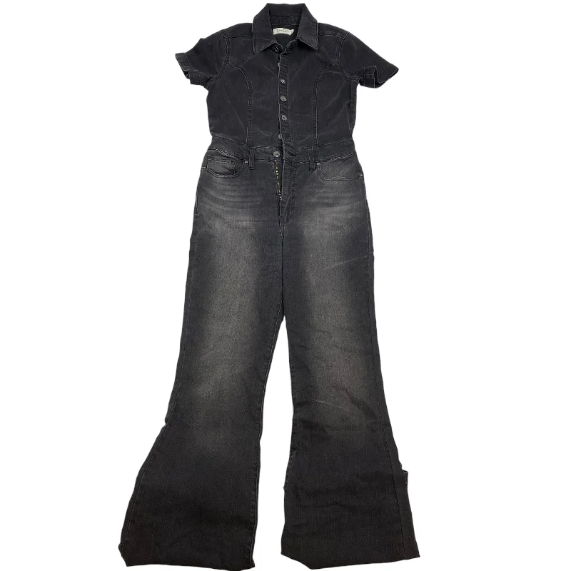 Jumpsuit By Jessica Simpson In Black Denim, Size: 4