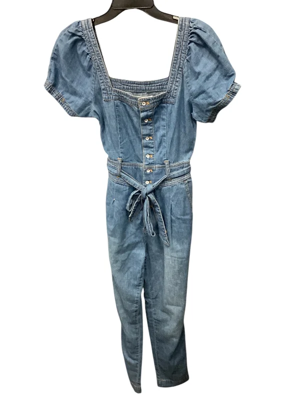 Jumpsuit By Pilcro In Blue Denim, Size: 0