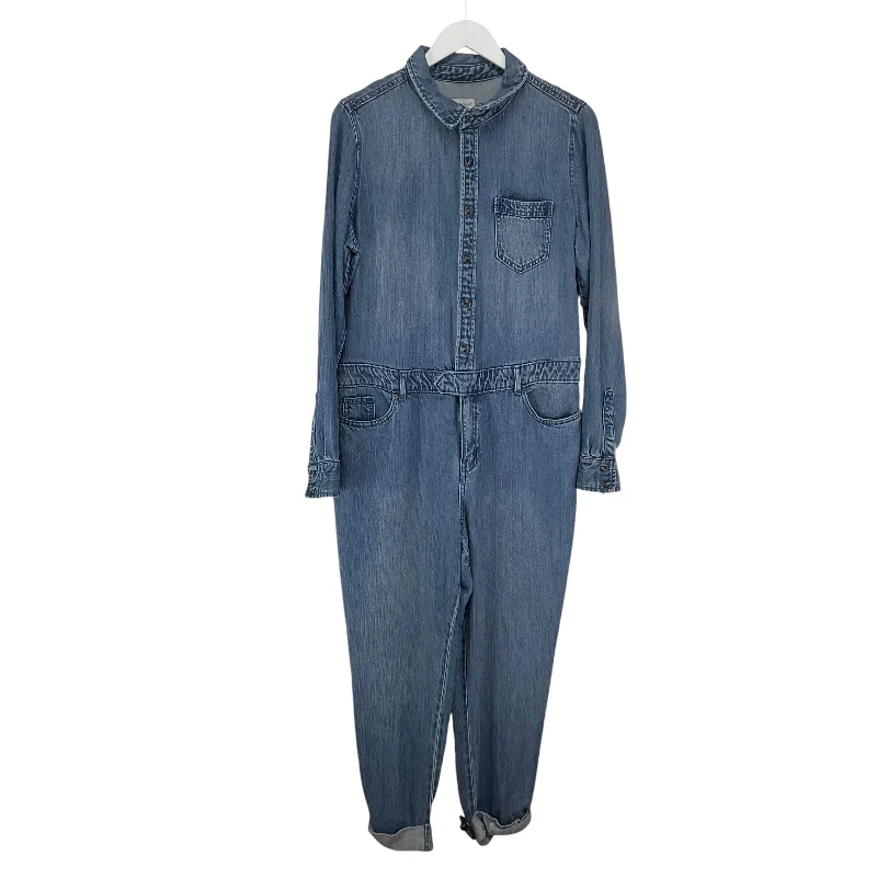 Jumpsuit By Universal Thread In Blue Denim, Size: M