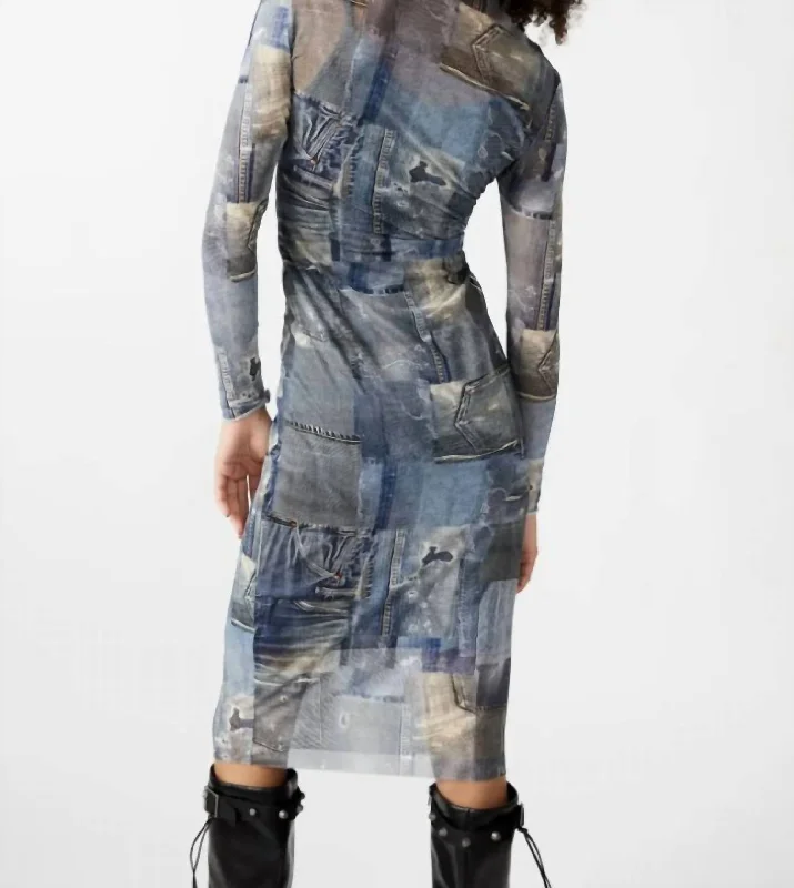 Vivienne Dress In Denim