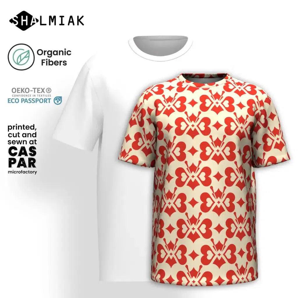 LOVE BUTTERFLY redlight - T-shirt  (organic cotton)