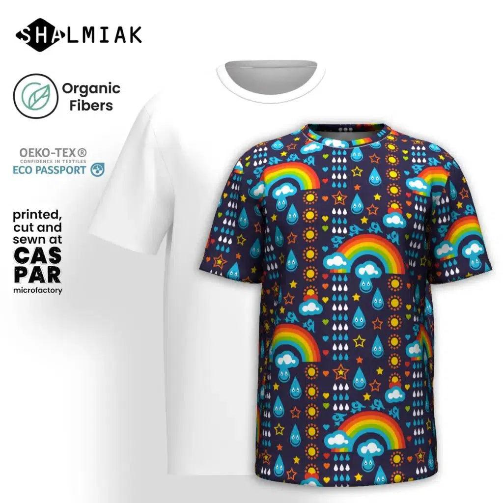 RAINBOWPHANT blue - T-shirt  (organic cotton)